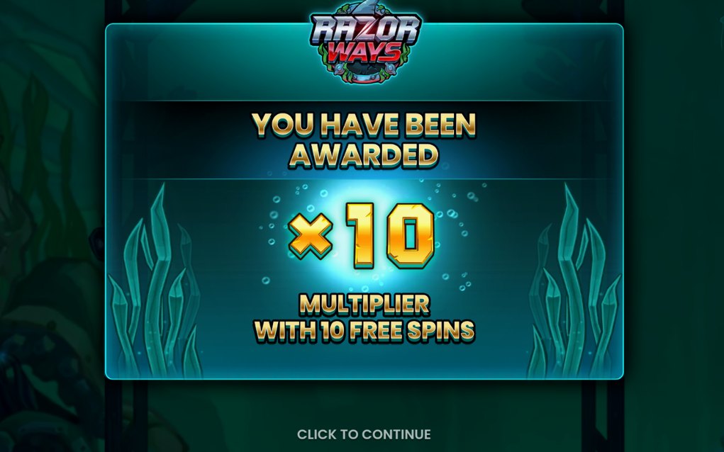 Free Spins Feature mit Startraster und Multiplier