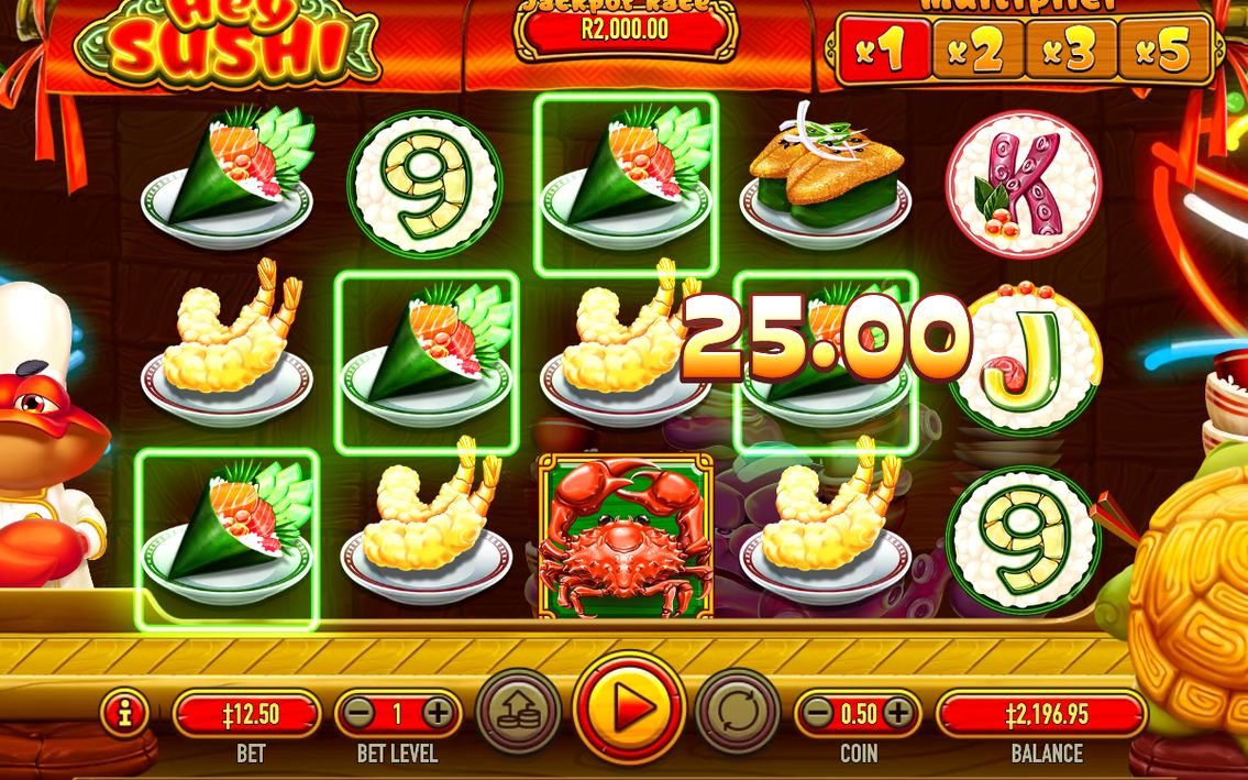 Free Games mit Multiplikator-Leiter, Scatter erscheint nicht